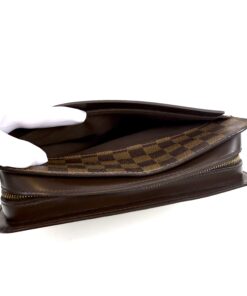 Louis Vuitton Damier Ebene Canvas Saint Louis Clutch Pochette Wristlet 10