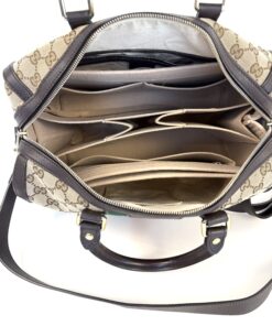 Gucci Medium Boston Web Bee Satchel Crossbody 5