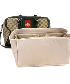 Gucci Medium Boston Web Bee Satchel Crossbody 6