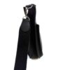Detail of the canvas strap and leather pull