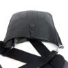 Front of the bag with the strap laid across it