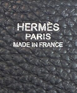 Hermes Evelyne PM Black Clemence Pebbled Leather with Silver Hardware 6