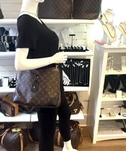 Louis Vuitton Monogram Odeon MM Black Crossbody or Shoulder Bag 2