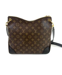 Louis Vuitton Monogram Odeon MM Black Crossbody or Shoulder Bag 4
