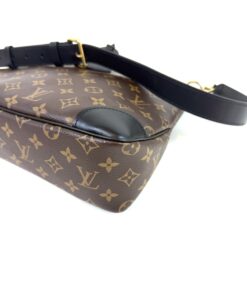 Louis Vuitton Monogram Odeon MM Black Crossbody or Shoulder Bag 17