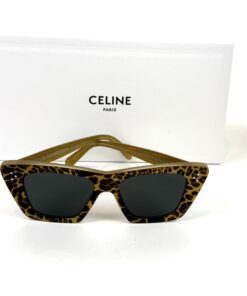 CELINE CL40187I CHEETAH CAT EYE SUNGLASSES 3