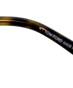 Tom Ford Shiny Tortoise Blue Light Block Frames with Gold Unisex 8