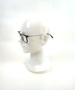 Tom Ford Shiny Black Grey Blue Light Block Frames with Silver Unisex 4