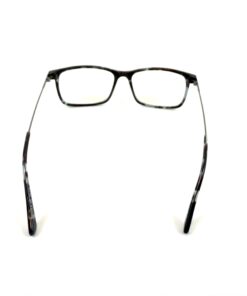 Tom Ford Shiny Black Grey Blue Light Block Frames with Silver Unisex 7