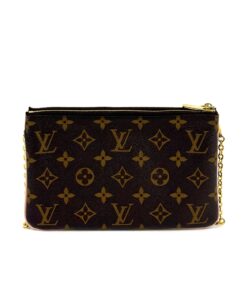 Louis Vuitton Blooming Flowers Monogram Double Pochette Crossbody Shoulder 5