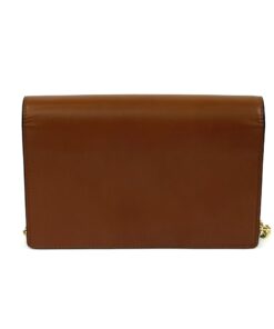 Fendi Roma Caramel Brown Leather Roma WOC with Gold Crossbody Chain 3