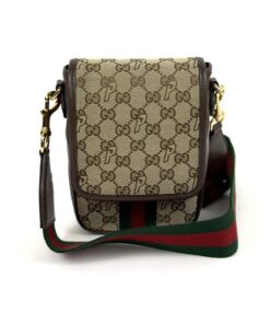 Gucci x Palace Collection Canvas Web Messenger Bag Unisex 17