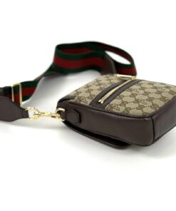 Gucci x Palace Collection Canvas Web Messenger Bag Unisex 12