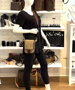 Gucci x Palace Collection Canvas Web Messenger Bag Unisex 2