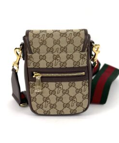 Gucci x Palace Collection Canvas Web Messenger Bag Unisex 3