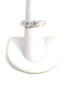 3 Carat Lab Diamond 14K White Gold Eternity Band Size 7