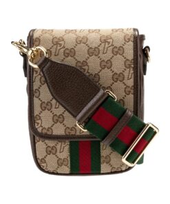 Gucci x Palace Collection Canvas Web Messenger Bag Unisex 19