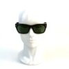 Sunglasses worn on a display head from the front