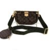 Louis Vuitton Multi Pochette Accessories Full Set Khaki Green 26