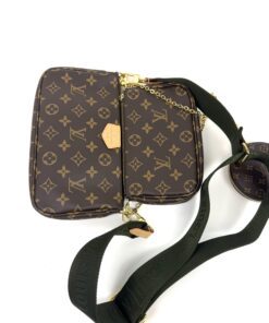 Louis Vuitton Multi Pochette Accessories Full Set Khaki Green 16