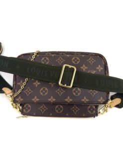 Louis Vuitton Multi Pochette Accessories Full Set Khaki Green 8