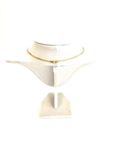 Hermes H Pop Necklace Light Pink Yellow Gold 11