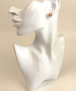 Hermes Mini Pop H Earrings Light Pink Yellow Gold 3