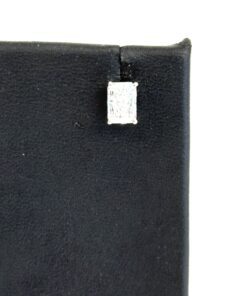 2.01 Carat Rectangular Brilliant Lab Diamond Studs in 14K White Gold 7