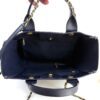 Chanel Small Caviar Deauville Tote Navy Gold Hardware 7