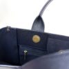 Chanel Small Caviar Deauville Tote Navy Gold Hardware 16