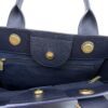 Chanel Small Caviar Deauville Tote Navy Gold Hardware 28