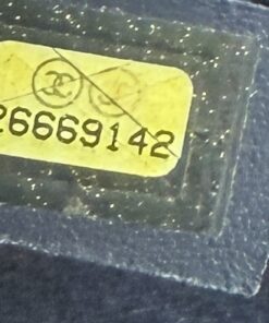 Chanel Small Caviar Deauville Tote Navy Gold Hardware 9