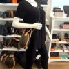 Egg Bag carried by a mannequin in the boutique