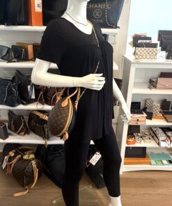 LOUIS VUITTON Monogram Canvas And Calfskin Leather Egg Bag Rare! 2