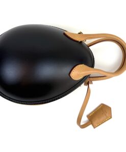 LOUIS VUITTON Monogram Canvas And Calfskin Leather Egg Bag Rare! 5