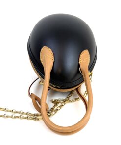 LOUIS VUITTON Monogram Canvas And Calfskin Leather Egg Bag Rare! 13