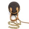 Monogram side of the Egg Bag with the chain hanging