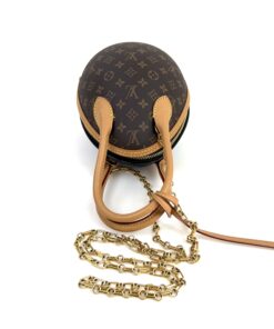 LOUIS VUITTON Monogram Canvas And Calfskin Leather Egg Bag Rare! 12