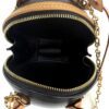 Egg Bag unzipped showing the black interior lining