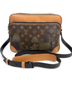 LOUIS VUITTON  x NIGO Giant Damier Ebene Monogram Nil Messenger Bag 26