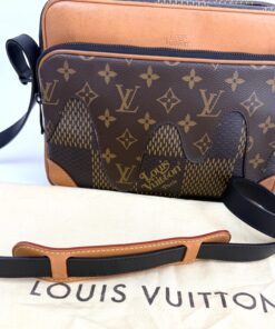 LOUIS VUITTON  x NIGO Giant Damier Ebene Monogram Nil Messenger Bag 19