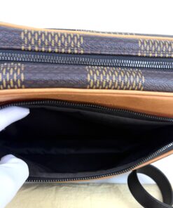 LOUIS VUITTON  x NIGO Giant Damier Ebene Monogram Nil Messenger Bag 11