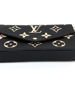 Louis Vuitton Empreinte Monogram Giant Felicie Pochette Black Beige 9