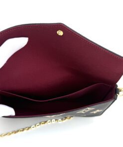 Louis Vuitton Empreinte Monogram Giant Felicie Pochette Black Beige 7