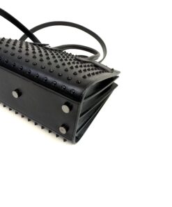 YSLCalfskin Black Studded Nano Sac De Jour Black 11