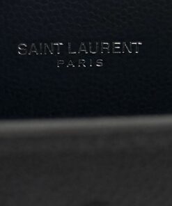 YSLCalfskin Black Studded Nano Sac De Jour Black 16