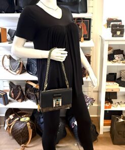 Louis Vuitton Pochette Thelma Monogram and Noir Shoulder Bag or Crossbody 12