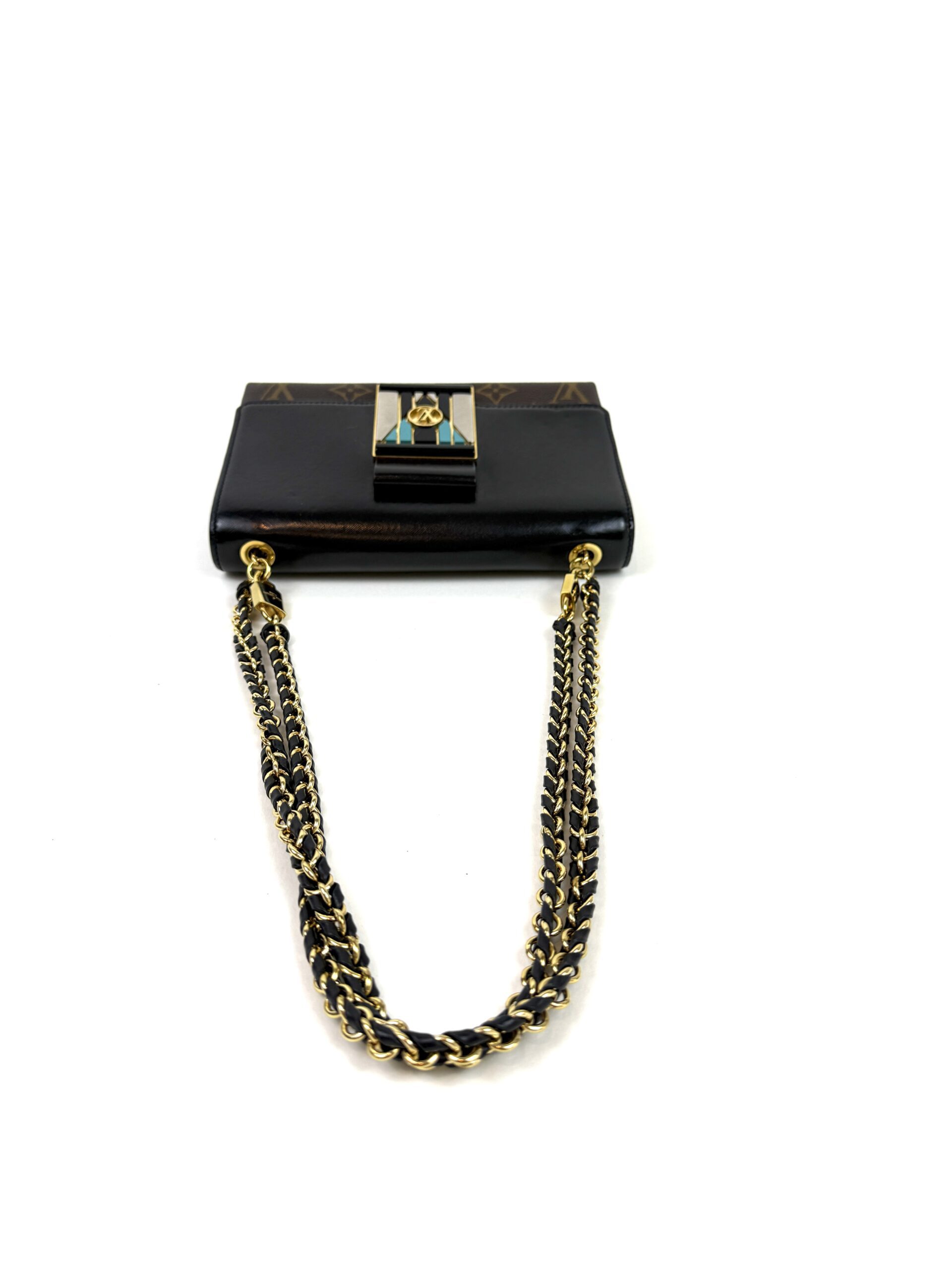 Louis Vuitton Pochette Thelma Monogram and Noir Shoulder Bag or Crossbody 24 Louis Vuitton Pochette Thelma Monogram and Noir Shoulder Bag or Crossbody 24