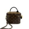 Vanity with the chain strap draped beside it