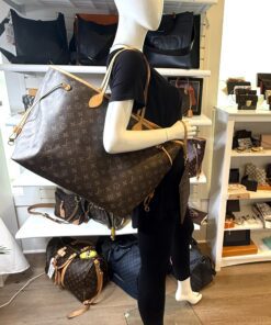 Louis Vuitton Neverfull GM Monogram with Mimosa Interior and Pouch 3